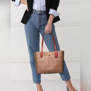 NWT COACH SIG WILLOW TOTE